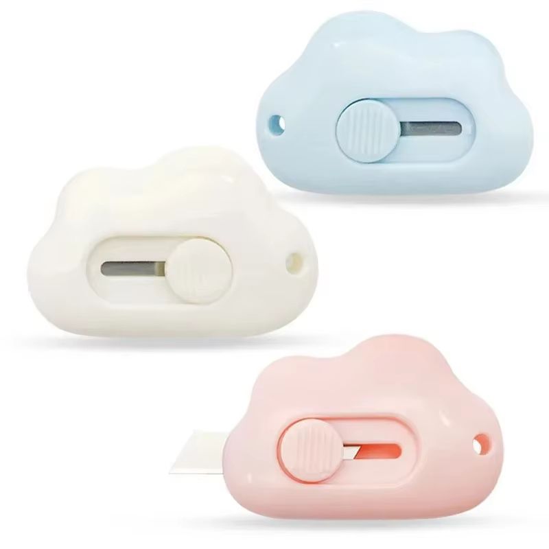 Mini Pocket Cloud Art Utility Knife With Refillable Blade Craft Paper Cutter 1