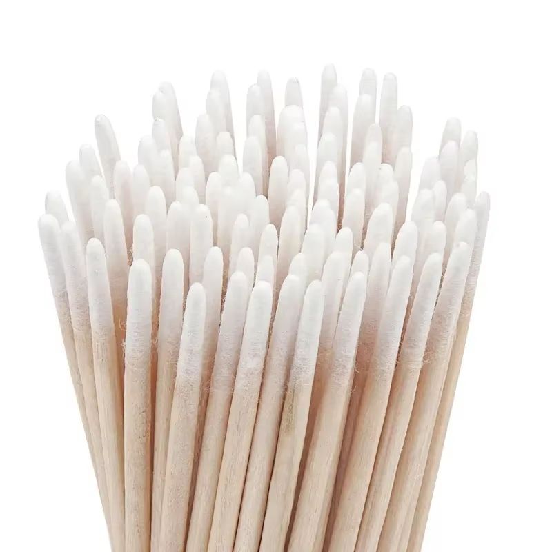Disposable UltraSmall Cotton Swab Brush LintFree Micro Wood Makeup Brushes And Eyelash Extension Gl 3