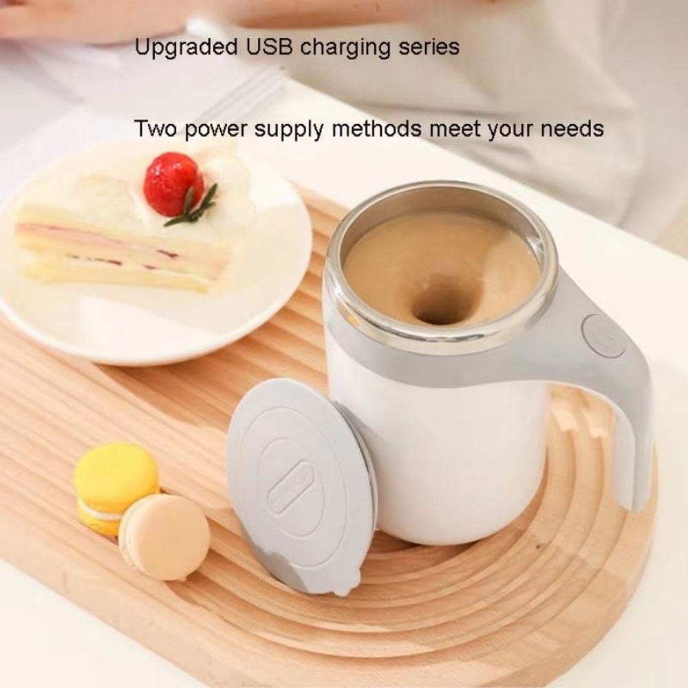 Fully Automatic Mixing Mug Rechargeable Wireless Coffee Cup With Warmkeeping Function Novel Design 2