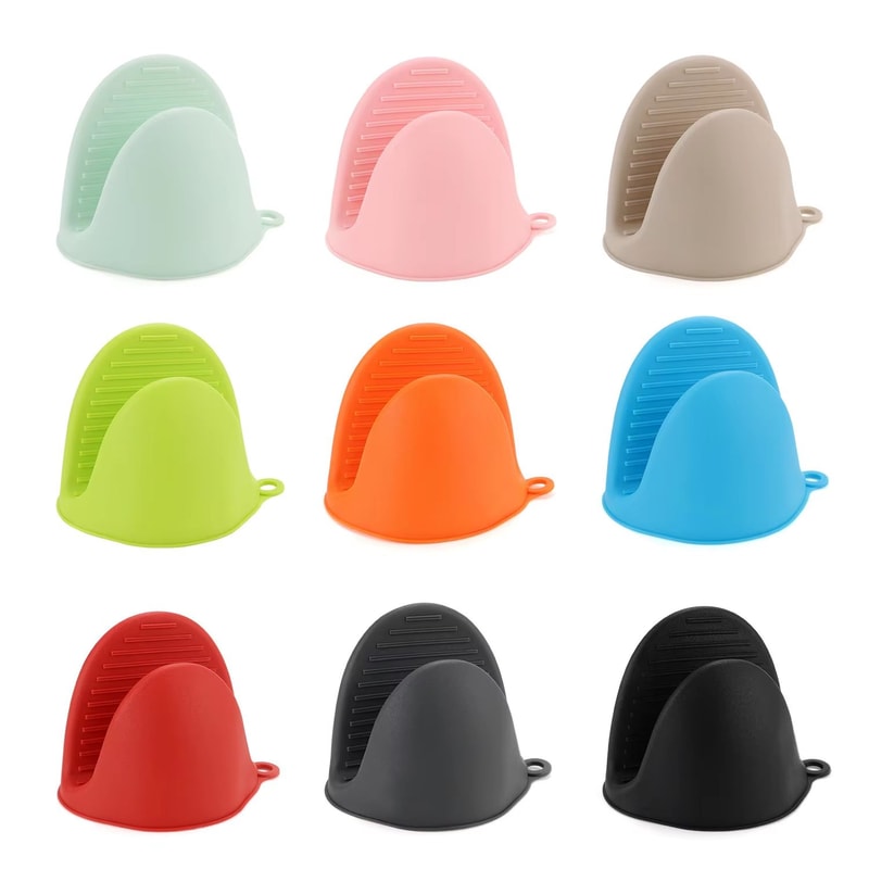 Silicone AntiHeat Gloves HeatResistant Gloves For Microwave Ovens And Baking Thickened For Maximum 3