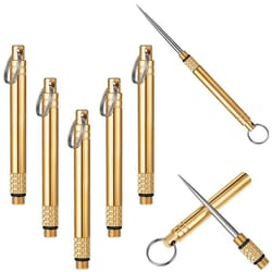 creative stainless steel toothpicks – portable fruit picks, essential outdoor tools for camping, protective and durable