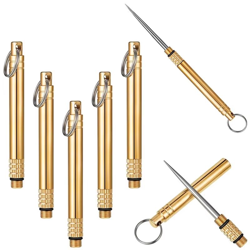 Creative Stainless Steel Toothpicks Portable Fruit Picks Essential Outdoor Tools For Camping Prote 0