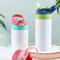 Outdoor Simple Solid Color Stainless Steel Vacuum Thermos Cup With Straw Handle Childrens Portable 1