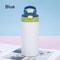Outdoor Simple Solid Color Stainless Steel Vacuum Thermos Cup With Straw Handle Childrens Portable 4