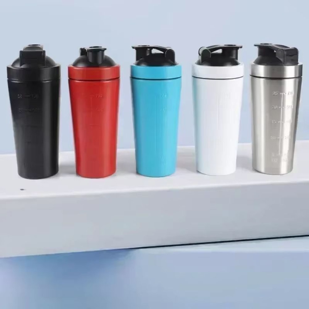 MultiColor Stainless Steel Sports Shaking Cup SingleLayer Leakproof Design Ideal For Fitness And S 0