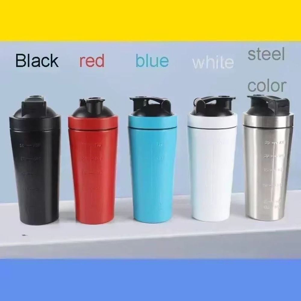 MultiColor Stainless Steel Sports Shaking Cup SingleLayer Leakproof Design Ideal For Fitness And S 2