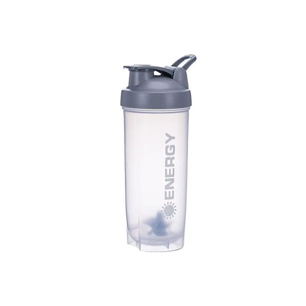 Summer LargeCapacity Shaker Cup Outdoor Fitness Milkshake Cup ShockResistant With Stirring Ball Sc 7