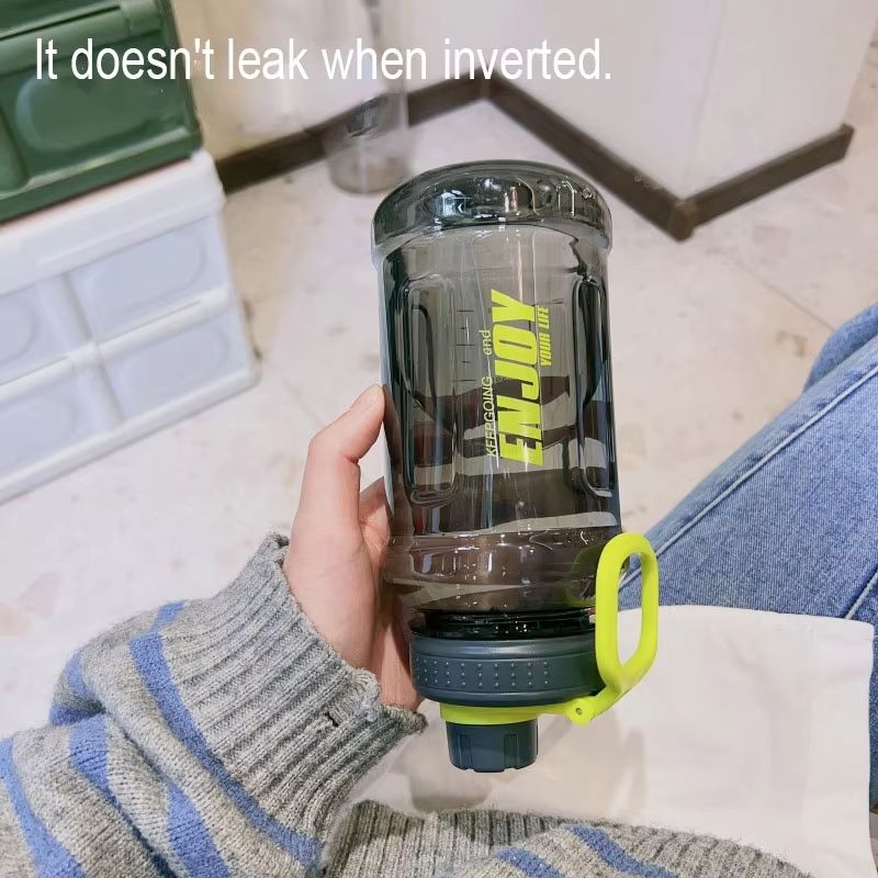 Summer Space Cup LargeCapacity Simple Solid Color Water Cup Outdoor Fitness Sports Water Bottle Fo 4