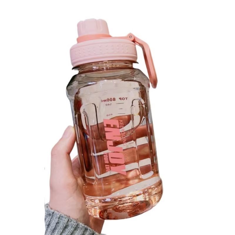 Summer Space Cup LargeCapacity Simple Solid Color Water Cup Outdoor Fitness Sports Water Bottle Fo 8