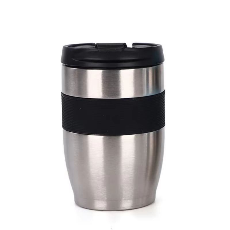 New DoubleLayer Vacuum Stainless Steel Thermos Cup Direct Drinking Coffee Cup With Lid AntiScaldin 6