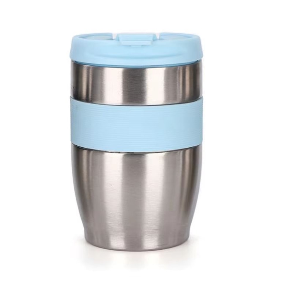 New DoubleLayer Vacuum Stainless Steel Thermos Cup Direct Drinking Coffee Cup With Lid AntiScaldin 7