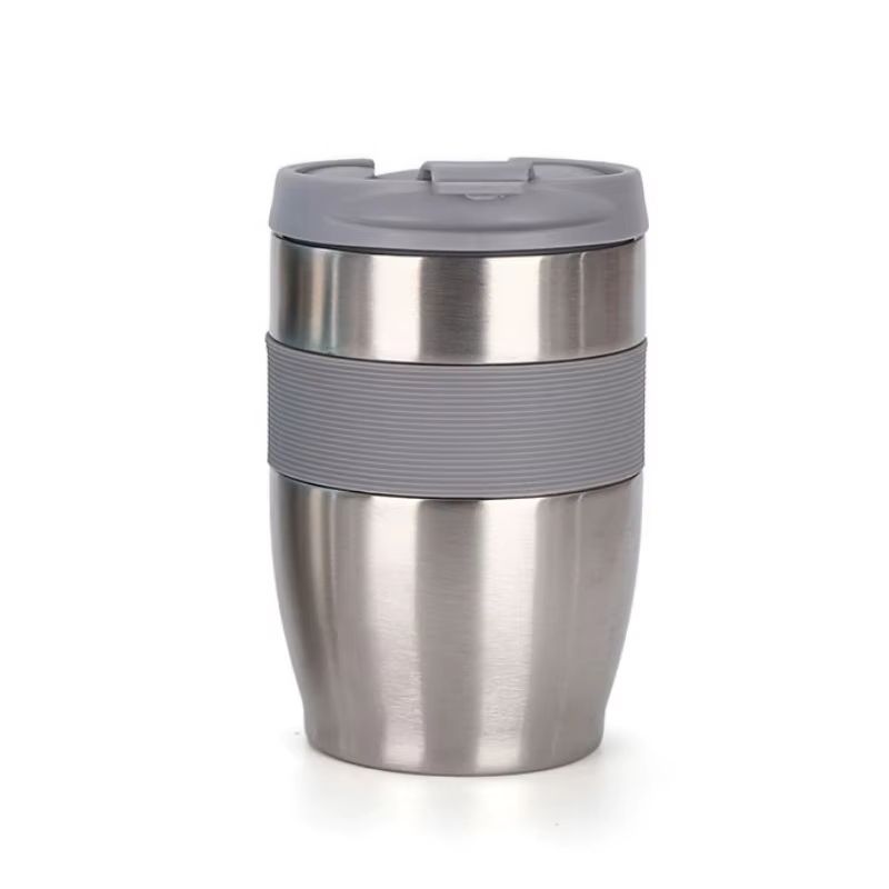 New DoubleLayer Vacuum Stainless Steel Thermos Cup Direct Drinking Coffee Cup With Lid AntiScaldin 8
