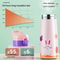 Childrens LargeCapacity Stainless Steel Thermos Cup With Straw Cute Animal Print Water Bottle For 5
