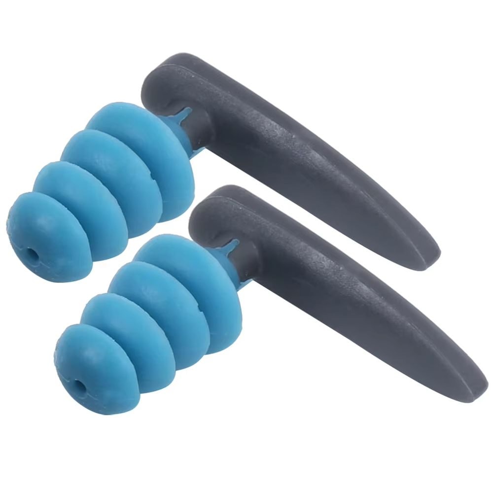 2PCS Waterproof Diving Earplugs Professional Elastic Soft Earplugs For Swimming Diving 0