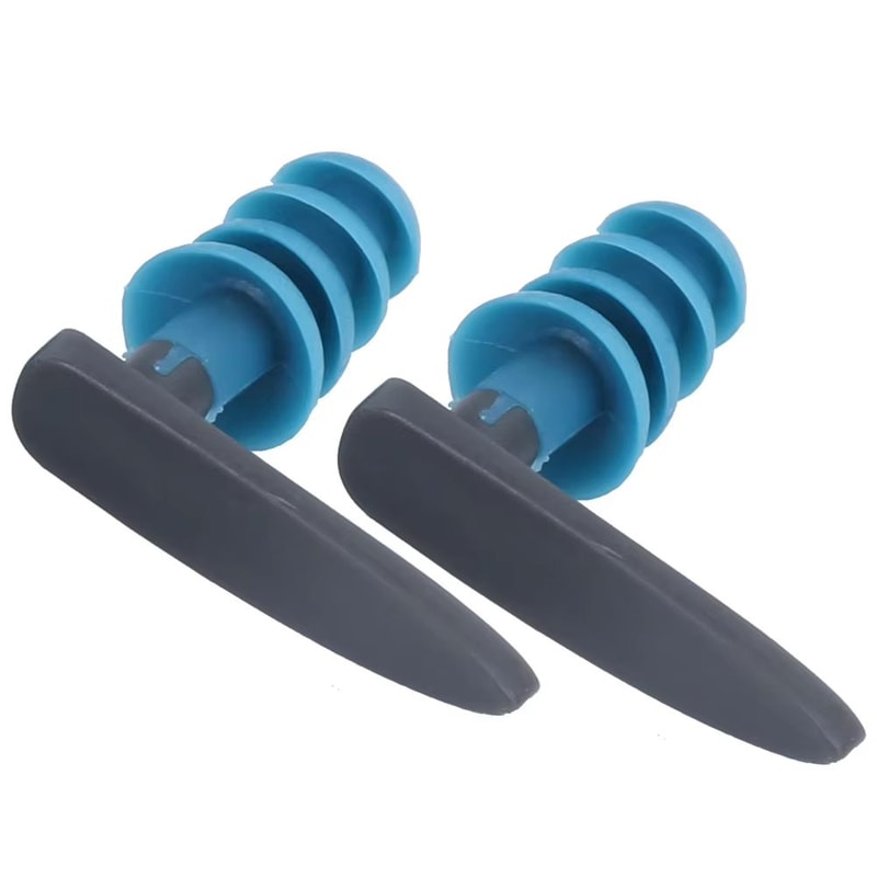 2PCS Waterproof Diving Earplugs Professional Elastic Soft Earplugs For Swimming Diving 2