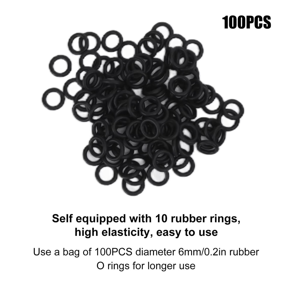 Aluminium Alloy Soft Baits Tool Wacky Worm Rig Tool With 100 ORings Fishing Accessories Kit 3