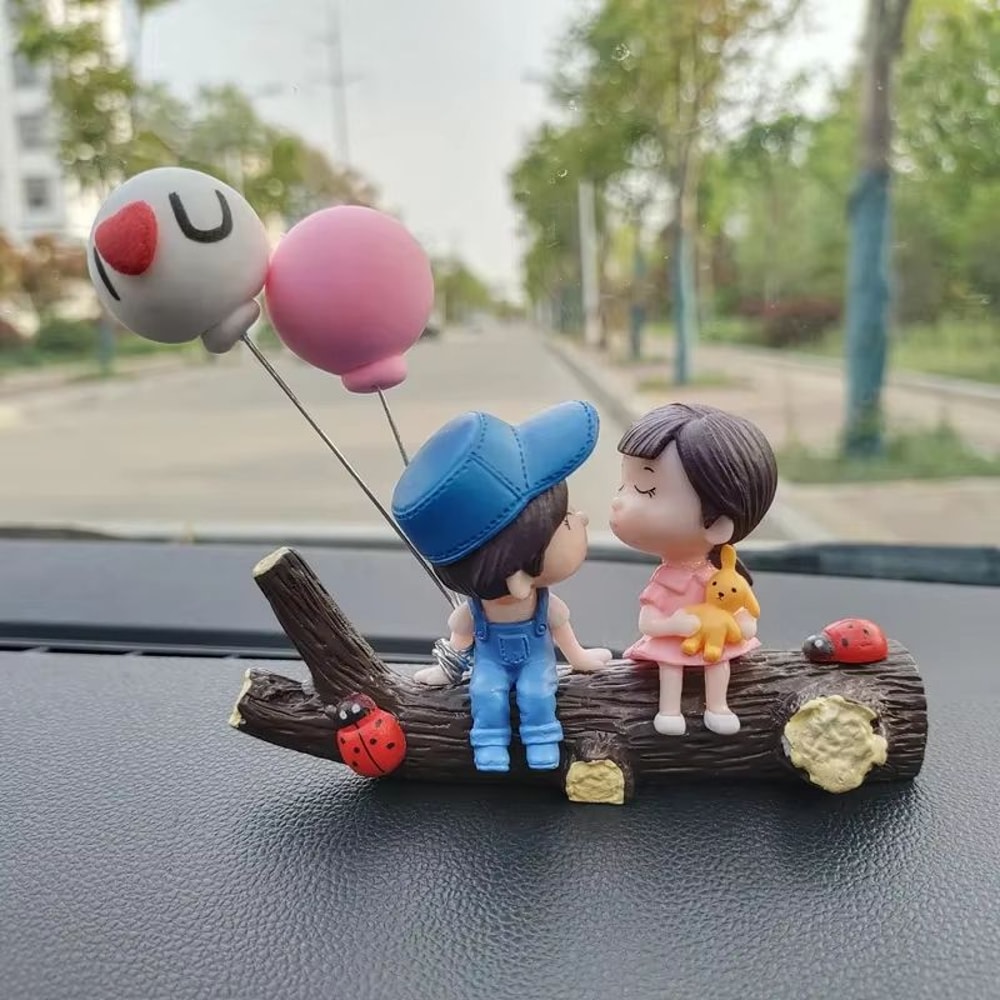 Car Interior Cute Cartoon Balloon Ornament Dashboard Decoration For Couples 12 Pcs 13