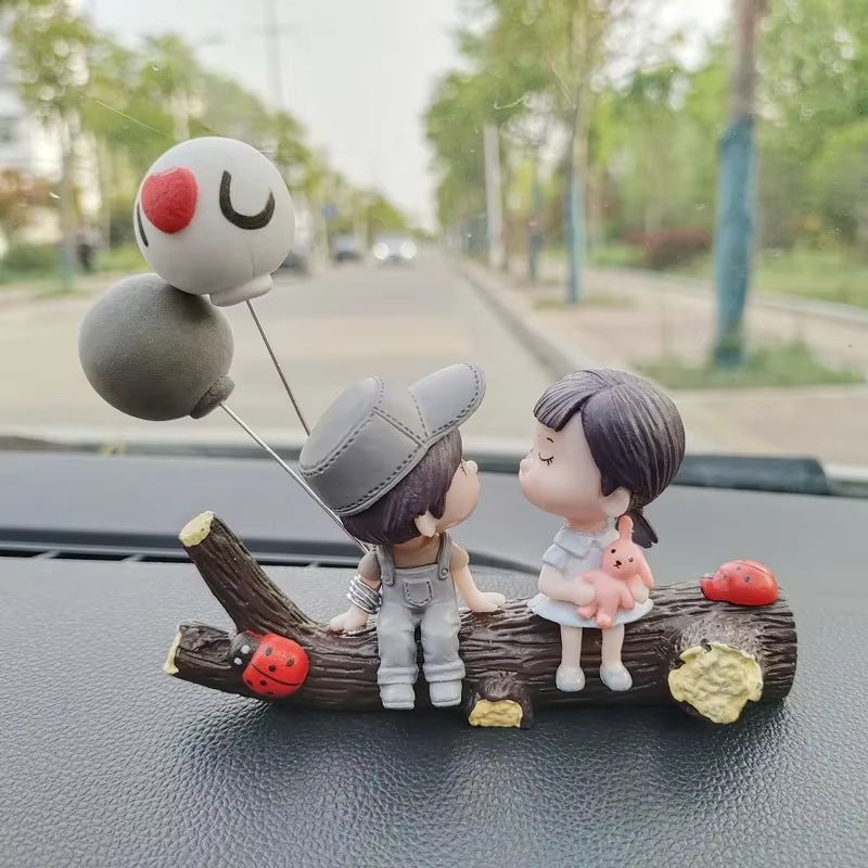 Car Interior Cute Cartoon Balloon Ornament Dashboard Decoration For Couples 12 Pcs 14