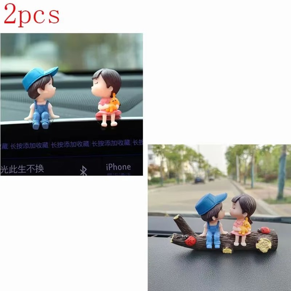 Car Interior Cute Cartoon Balloon Ornament Dashboard Decoration For Couples 12 Pcs 19