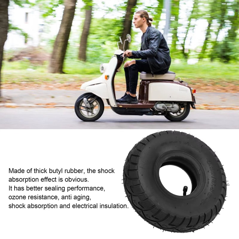 10 Inch Pneumatic Inner Tube Tire 4103504 Replacement Tube With Bent Valve 4