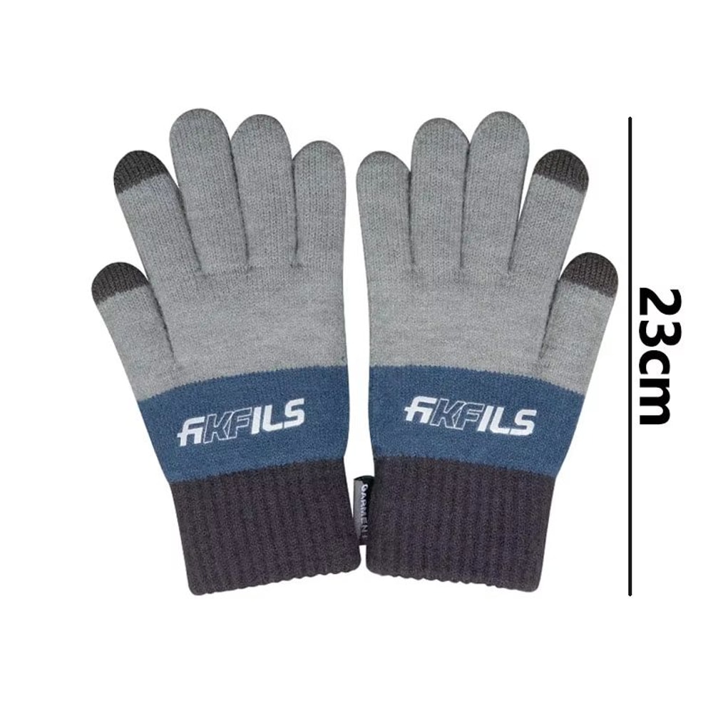 Winter Thicken Warm Sunflower Knitted Touch Screen Gloves For Women And Girls 4