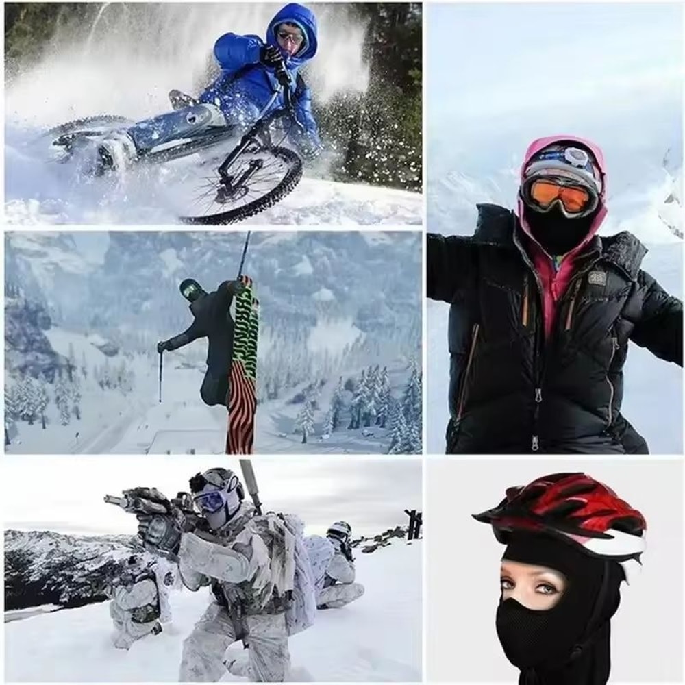 Full Face Windproof Cycling And Motorcycle Balaclava Breathable Outdoor Sports Headgear 5