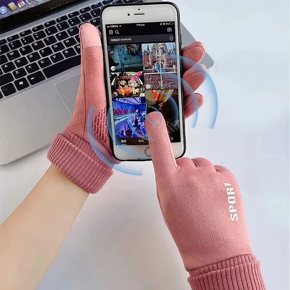 Winter Biker Touchscreen Waterproof Windproof Gloves For Women Warm Motorcycle And Outdoor Sports 1