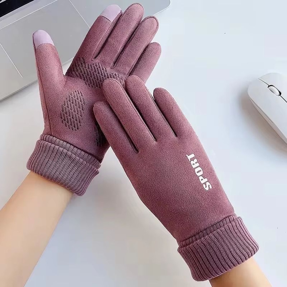 Winter Biker Touchscreen Waterproof Windproof Gloves For Women Warm Motorcycle And Outdoor Sports 8