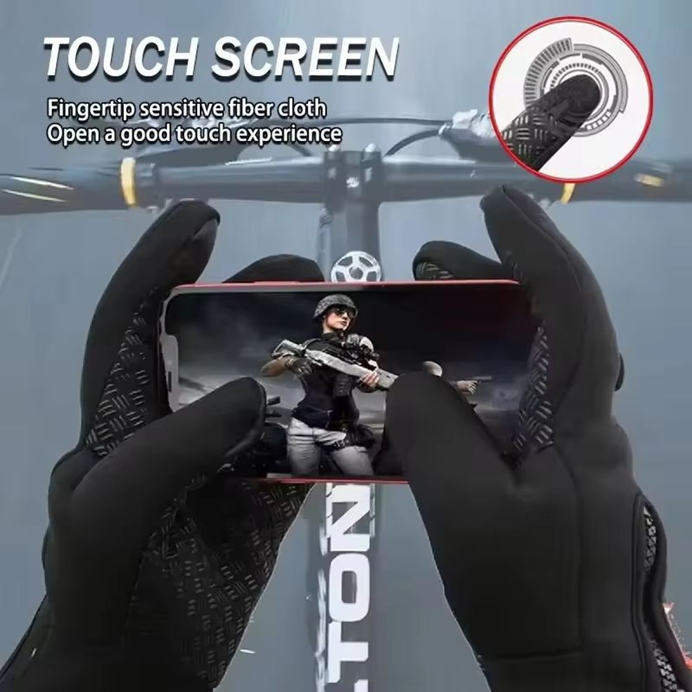 Warm AntiSlip Winter Cycling And Outdoor Gloves Touch Screen Compatible For Men And Women 2