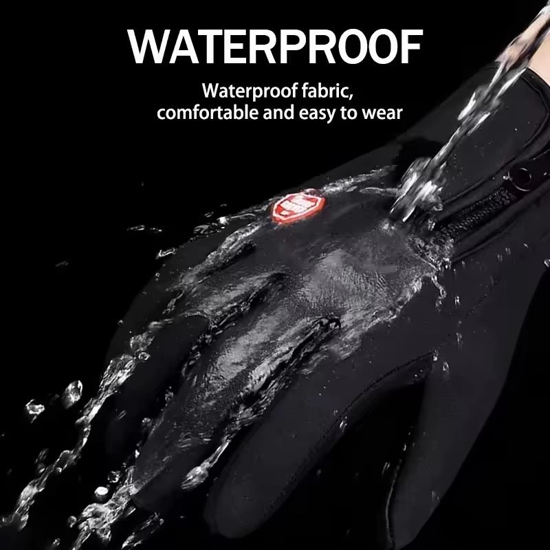 Warm AntiSlip Winter Cycling And Outdoor Gloves Touch Screen Compatible For Men And Women 3