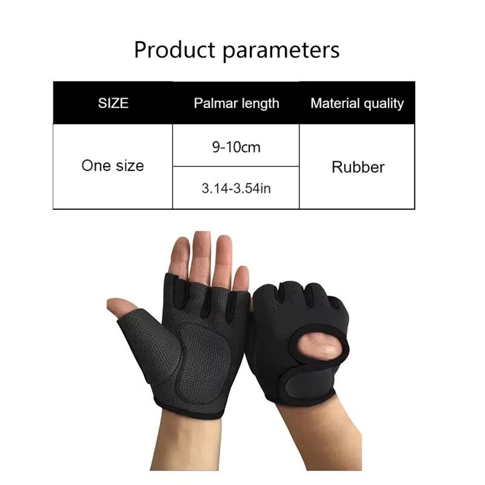 Sports Half Finger AntiSlip Breathable Gloves For Men And Women Cycling Fitness And Outdoor Protec 5