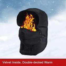 windproof warm russian trapper bomber hat – unisex thermal winter ski and snow cap