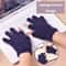 Winter Warmth Fingerless Mink Fur Knitted Gloves TouchScreen Outdoors Warmth ColdProof Mittens For 5