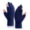 Winter Warmth Fingerless Mink Fur Knitted Gloves TouchScreen Outdoors Warmth ColdProof Mittens For 8