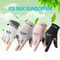 Ice Silk Sunscreen UV Protection Outdoor Sports Gloves AntiSlip Driving Cycling Fishing Summer Glo 0
