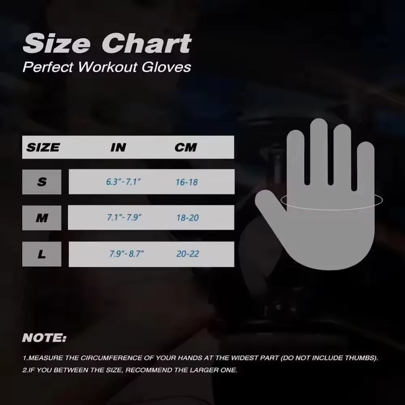 AntiSlip Fingerless Gym Gloves ShockAbsorbing Breathable Sports Gloves For Training Weight Lifting 5