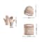 3Piece Winter Beanie Gloves Snood Scarf Set Thickened FleeceLined Hat And Neck Warmer Set For Men 5