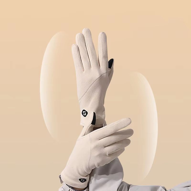 Womens Winter Ski Gloves TouchScreen Compatible With German Velvet Inner Lining Windproof AntiSlip 2