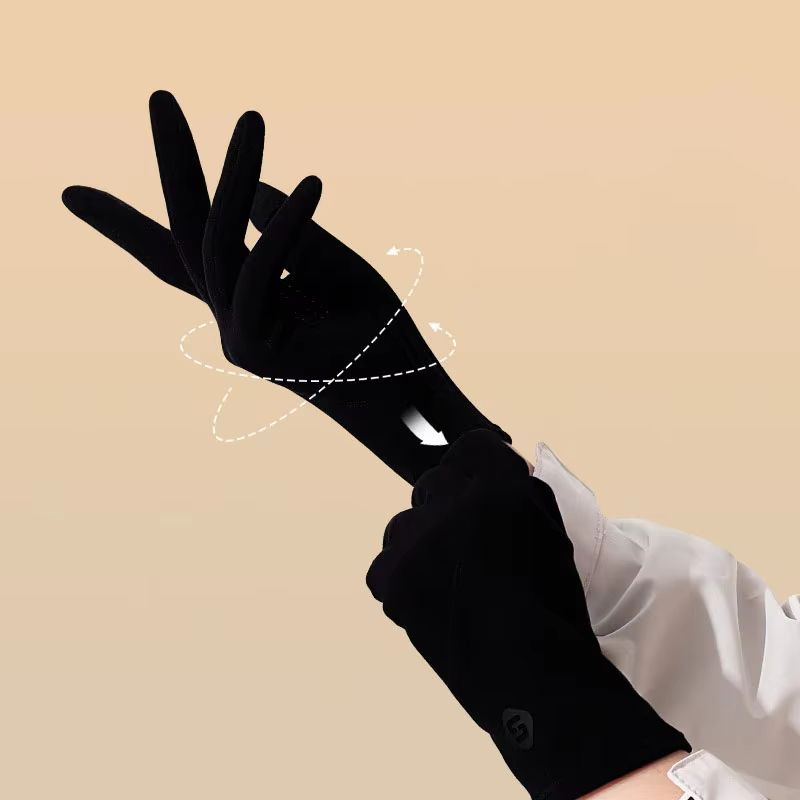 Womens Winter Ski Gloves TouchScreen Compatible With German Velvet Inner Lining Windproof AntiSlip 5