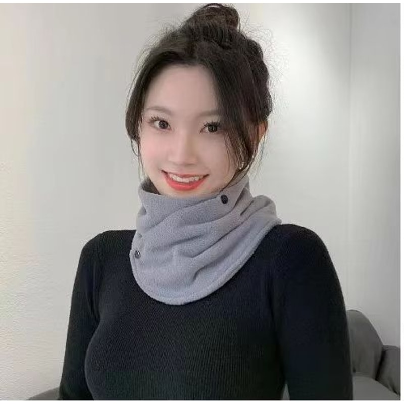 Womens Winter Warm Fluffy Scarf Stylish Soft Neck Warmer Wrap For Cold Weather 12