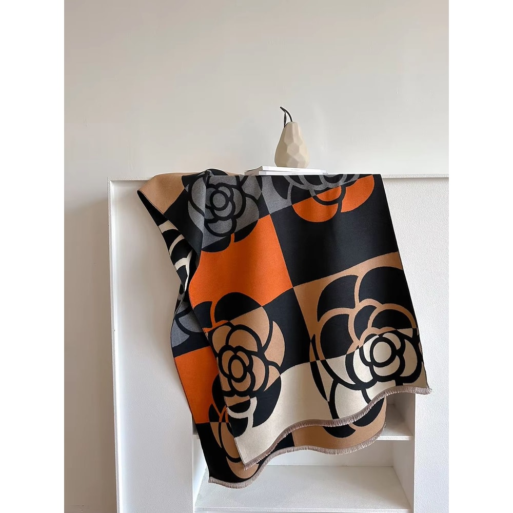 Luxury Womens Cashmere Winter Scarf Thick Warm Pashmina Shawl Wrap Blanket Bufanda 1