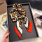 Luxury Leopard Print Satin Square Scarf For Women 2756x2756in Soft Hairband Neckerchief Headband 0