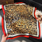 Luxury Leopard Print Satin Square Scarf For Women 2756x2756in Soft Hairband Neckerchief Headband 1