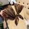 Luxury Leopard Print Satin Square Scarf Headband Set 2756x2756in Fashion Hair Band Neckerchief W 4