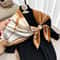 Luxury Satin Twill Square Scarf For Women 35x35in Elegant Shawl Headscarf Neck Tie Bandana 4