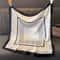 Womens Striped Silk Satin Square Scarf 2756x2756in Elegant Headband Neck Wrap Bandana 4