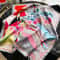 Luxury Square Satin Silk Scarf For Women Hair Hijab Neckerchief 7