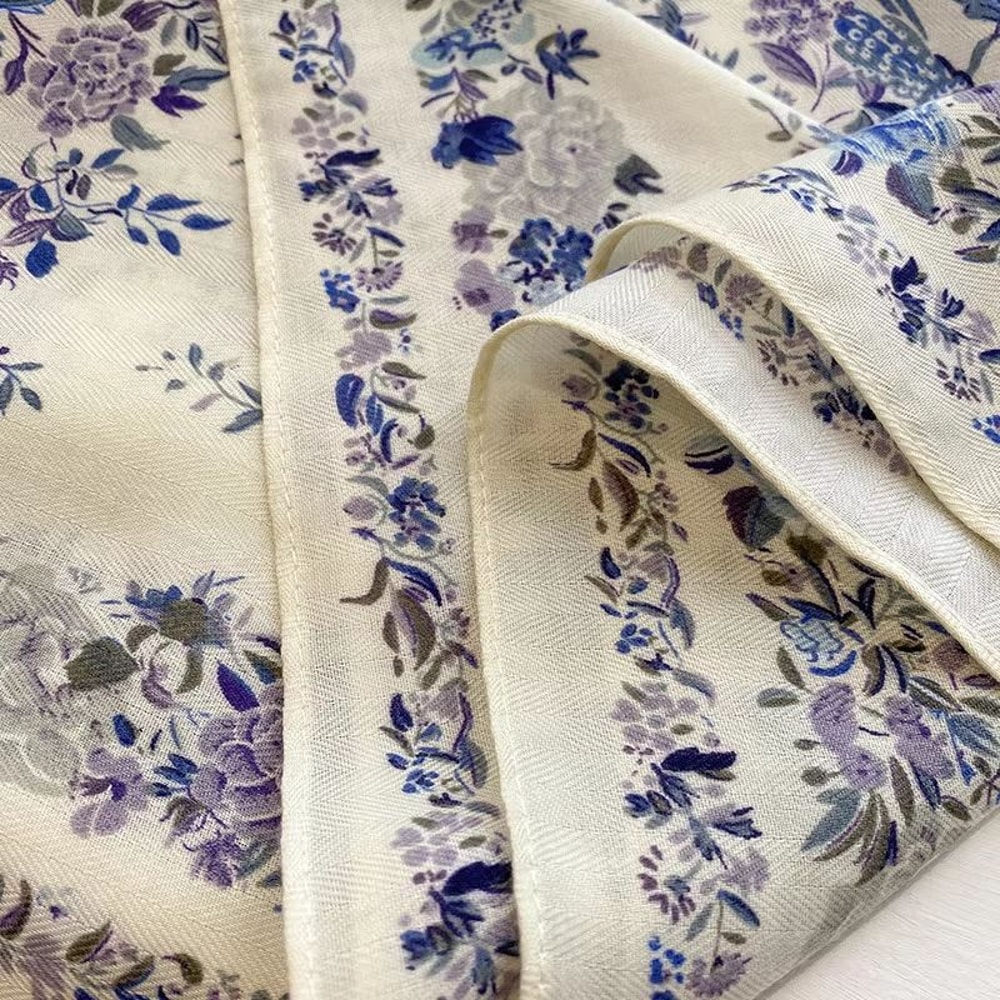 Floral Print Cotton Bandana Square Scarf 2756in For Women Headband Neck Wrap 5