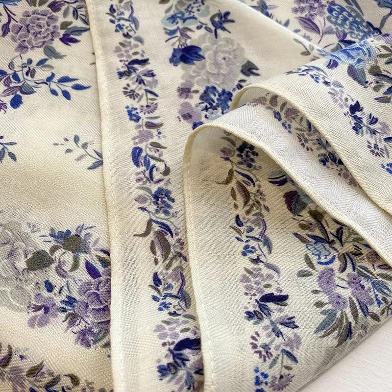 Floral Print Cotton Bandana Square Scarf 2756in For Women Headband Neck Wrap 5