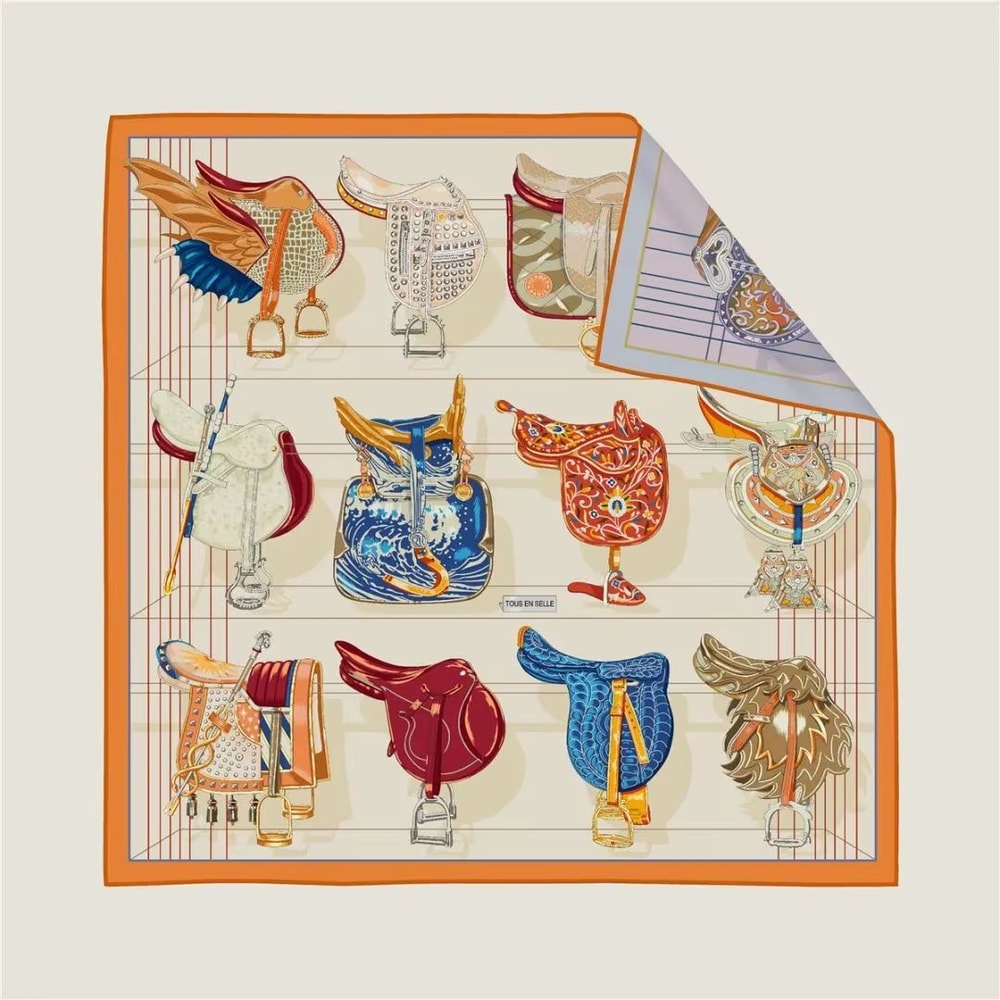 TwoSided Twill Women Scarf Sunscreen Shawl 3543in For Head Wrap Neck Accessory 10